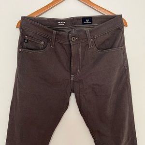 Men’s AG Tellis 31/34 grey houndstooth pant